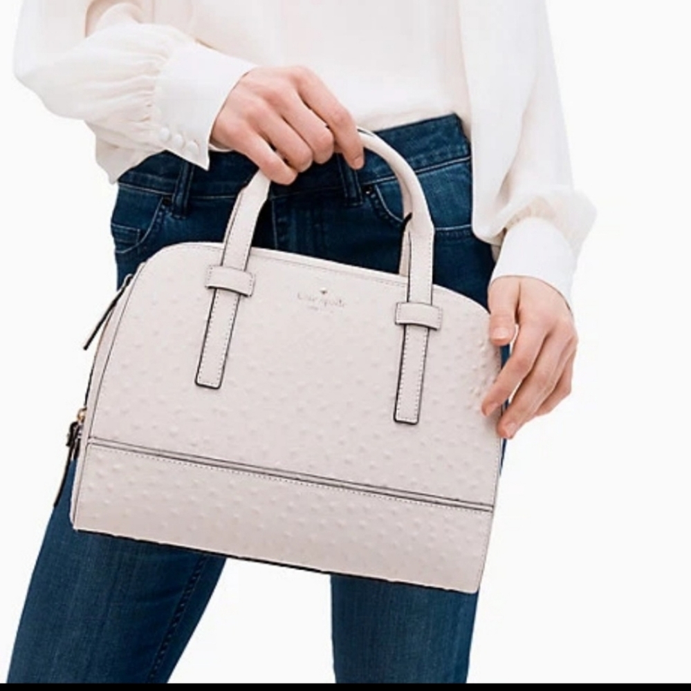 Kate Spade ostrich bag 021022